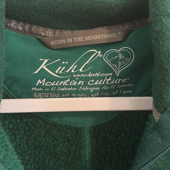 Kuhl Kashmira emerald green vest size medium - Picture 2 of 5